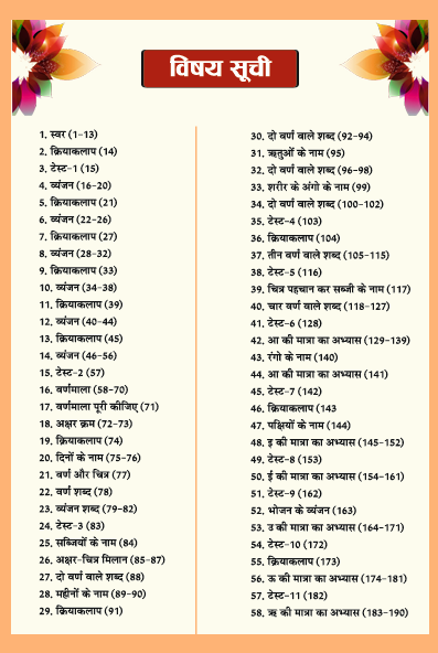 Hindi Aksharmala Master